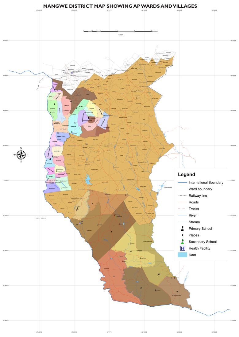 Wards & Villages Map